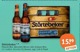 tegut Störtebeker pilsener-bier, bernstein-weizen oder schwarz-bier Angebot