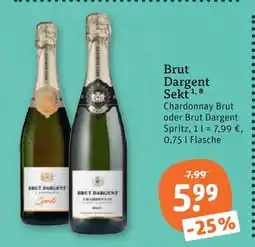 tegut Brut dargent sekt chardonnay brut oder brut dargent Angebot