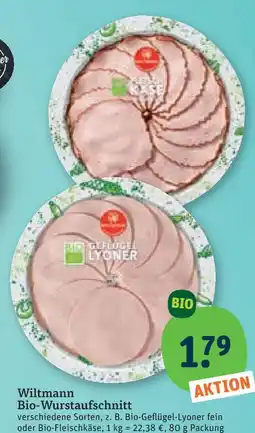 tegut Wiltmann bio-wurstaufschnitt Angebot