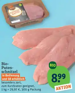 tegut Bio-putenschnitzel Angebot