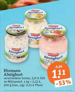 tegut Ehrmann almighurt Angebot