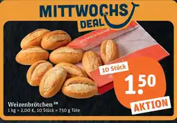 tegut Weizenbrötchen Angebot