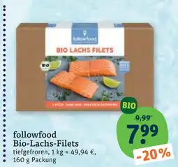 tegut Followfood bio-lachs-filets Angebot