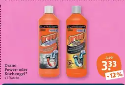 tegut Drano power- oder küchengel Angebot