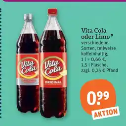 tegut Vita cola oder limo Angebot