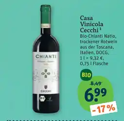 tegut Casa vinicola cecchi bio-chianti natio Angebot