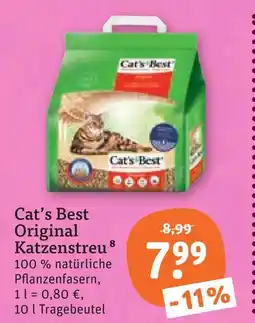tegut Cat's best original katzenstreu Angebot