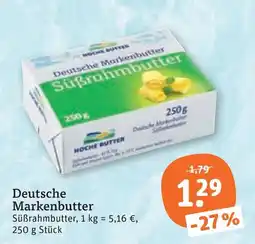 tegut Deutsche markenbutter Angebot