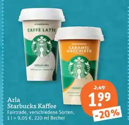 tegut Arla starbucks kaffee Angebot