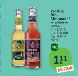 tegut Wostok bio limonade Angebot