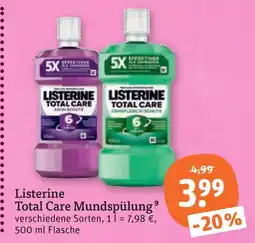 tegut Listerine total care mundspülung Angebot