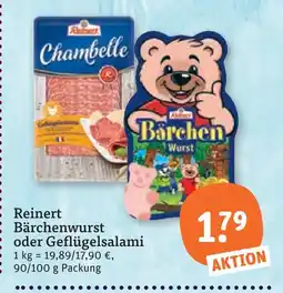 tegut Reinert bärchenwurst Angebot