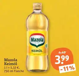 tegut Mazola keimöl Angebot