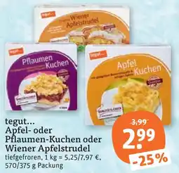 tegut Tegut... apfel- oder pflaumen-kuchen Angebot