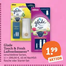tegut Glade touch & fresh luftverbesserer Angebot