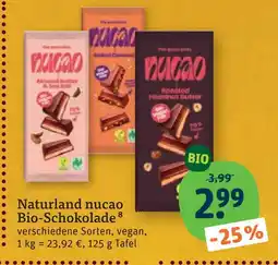 tegut Naturland nucao bio-schokolade Angebot