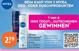 tegut Nivea deospray Angebot