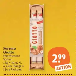 tegut Ferrero giotto Angebot