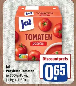 nahkauf Ja! passierte tomaten Angebot