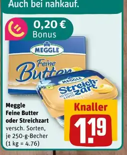 nahkauf Meggle feine butter oder streichzart Angebot