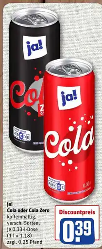 nahkauf Ja! cola Angebot