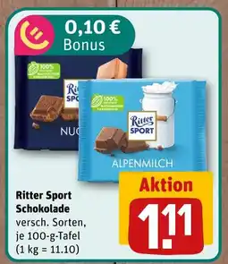 nahkauf Ritter sport schokolade Angebot