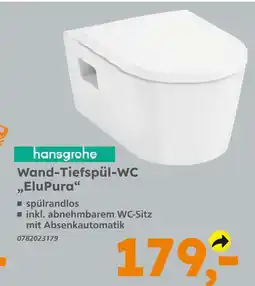 Globus Baumarkt Hansgrohe wand-tiefspül-wc „elupura“ Angebot