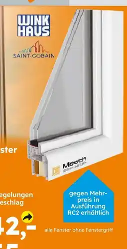 Globus Baumarkt Winkhaus 3-scheiben kunststofffenster weiß b 100 x h 100 cm Angebot