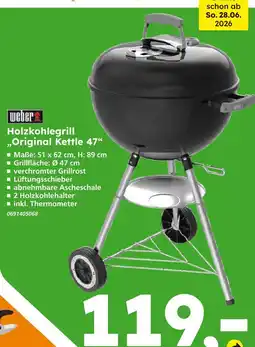 Globus Baumarkt Weber original kettle 47 Angebot