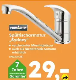 Globus Baumarkt Primaster spültischarmatur „sydney“ Angebot