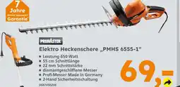 Globus Baumarkt Primaster elektro heckenschere „pmhs 6555-1“ Angebot