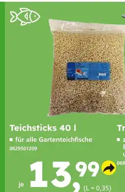 Globus Baumarkt Teichsticks Angebot