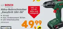 Globus Baumarkt Bosch akku-bohrschrauber „easydrill 18v-38“ Angebot