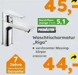 Globus Baumarkt Primaster waschtischarmatur riga Angebot