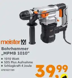 Globus Baumarkt Meisterm bohrhammer mpmb 1010 Angebot