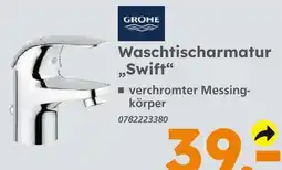 Globus Baumarkt Grohe waschtischarmatur swift Angebot