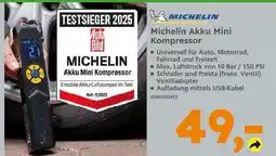 Globus Baumarkt Michelin akku mini kompressor Angebot