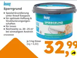 Globus Baumarkt Knauf sperrgrund Angebot