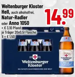 trinkgut Weltenburger kloster hell Angebot