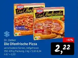 KONSUM Dr. oetker die ofenfrische pizza Angebot