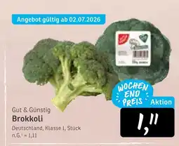KONSUM Gut & günstig brokkoli Angebot