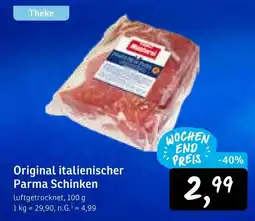KONSUM Original italienischer parma schinken Angebot