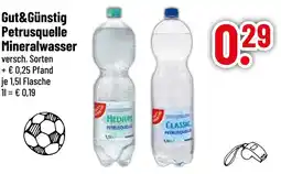 trinkgut Gut&günstig petrusquelle mineralwasser medium Angebot