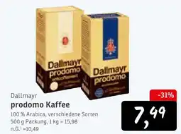 KONSUM Dallmayr prodomo kaffee Angebot