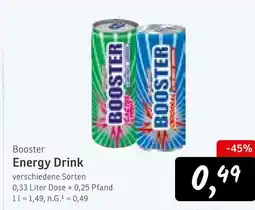 KONSUM Booster energy drink Angebot