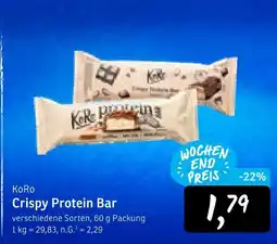KONSUM Koro crispy protein bar Angebot