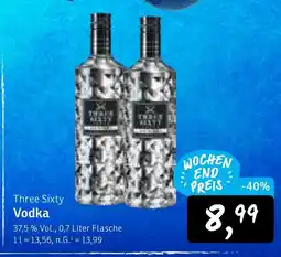 KONSUM Three sixty vodka Angebot