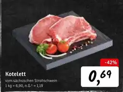 KONSUM Kotelett Angebot