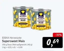 KONSUM Edeka herzstücke supersweet mais Angebot
