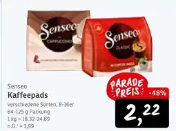 KONSUM Senseo kaffeepads Angebot